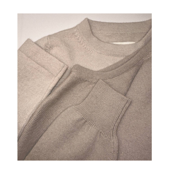 Lauren Manoogian Sz 1 Small Celadon 3/4 Sleeve Crewneck Sweater Tee Alpaca NWT - Picture 10 of 14